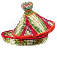 Handmade Mesob Basket Woven Serving Basket