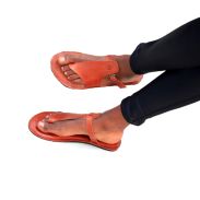 Ladies Slip-on Leather Sandal 