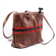 Brown Leather Ladies Bag