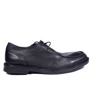 Wendimu Black Lace-Up Leather Shoe