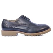 Men's Oxford Shoe-Black-45